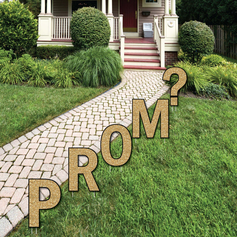 Promposal - Yard Sign Outdoor Lawn Decorations - Prom Proposal Yard Signs - PROM?