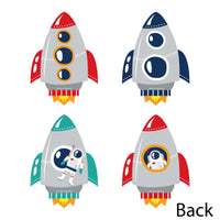 Blast Off to Outer Space - Decorations DIY Rocket Ship Baby Shower or Birthday Party Essentials - Set of 20