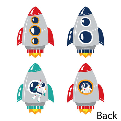Blast Off to Outer Space - Decorations DIY Rocket Ship Baby Shower or Birthday Party Essentials - Set of 20