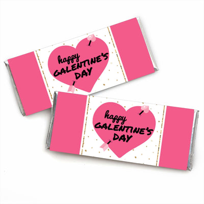 Be My Galentine - Candy Bar Wrapper Galentine's & Valentine's Day Party Favors - Set of 24