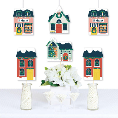 Christmas Village - Decorations DIY Holiday Winter Houses Essentials - Set of 20