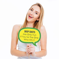 Funny You Got Served - Tennis - 10 Piece Baby Shower or Birthday Party Photo Booth Props Kit