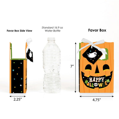 Jack-O'-Lantern Halloween - Kids Halloween Party Favor Boxes - Set of 12