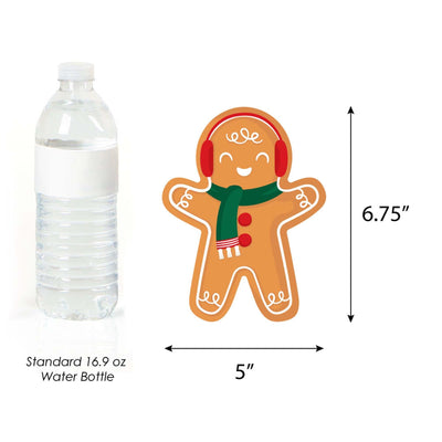 Gingerbread Christmas - Decorations DIY Gingerbread Man Holiday Party Essentials - Set of 20