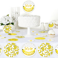 Let's Go Bananas - Tropical Party Giant Circle Confetti - Party Decorations - Large Confetti 27 Count