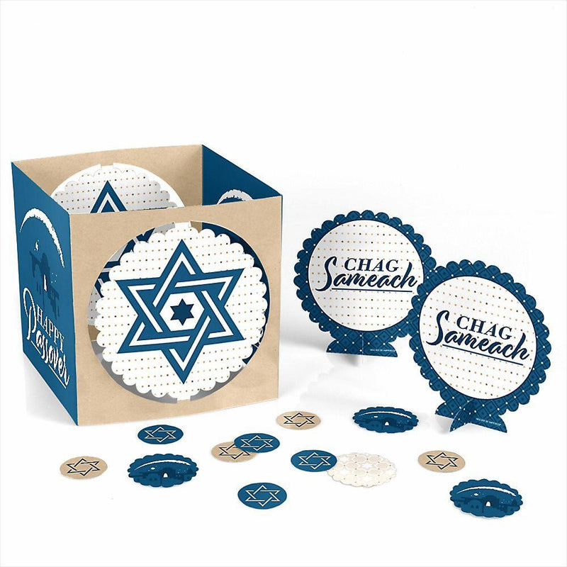 Happy Passover - Pesach Jewish Holiday Party Centerpiece and Table Decoration Kit