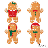 Gingerbread Christmas - Decorations DIY Gingerbread Man Holiday Party Essentials - Set of 20