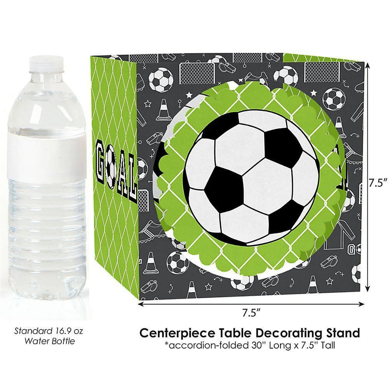 GOAAAL! - Soccer - Baby Shower or Birthday Party Centerpiece and Table Decoration Kit