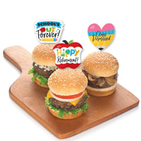 Teacher Retirement - Dessert Cupcake Toppers - Happy Retirement Party Clear Treat Picks - Set of 24