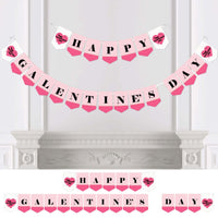 Be My Galentine - Galentine's & Valentine's Day Party Bunting Banner and Decorations
