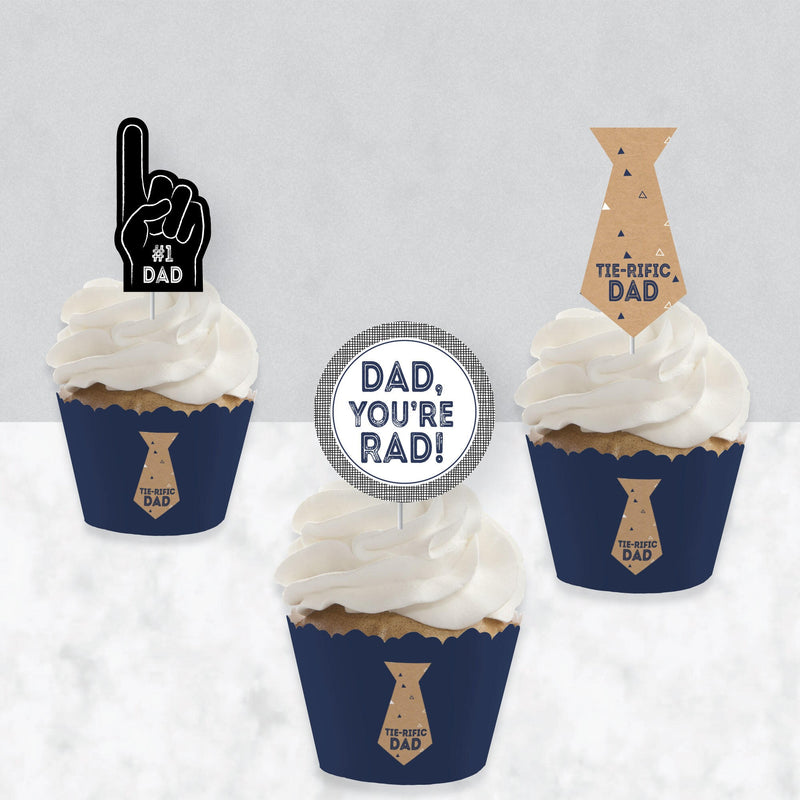 My Dad is Rad - Cupcake Decoration - Father&