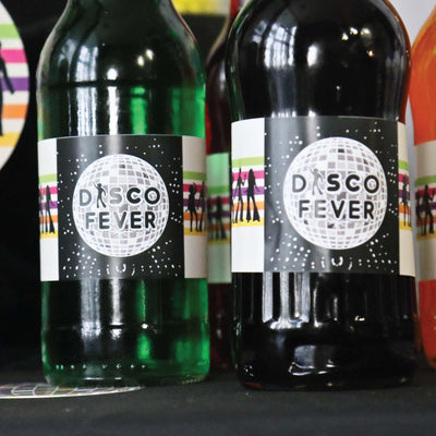 70's Disco - 1970s Disco Fever Party Water Bottle Sticker Labels - Set of 20