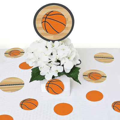 Nothin' But Net - Basketball - Baby Shower or Birthday Party Table Confetti - 27 ct
