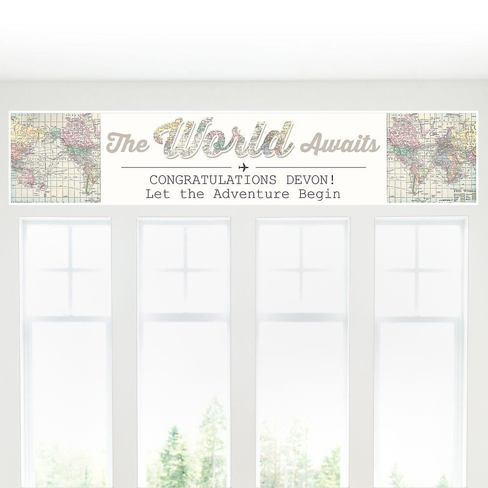 World Awaits - Personalized Graduation Banner
