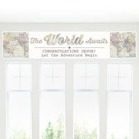 World Awaits - Personalized Graduation Banner