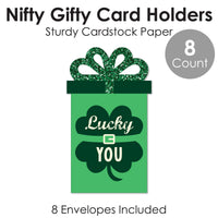 St. Patrick's Day - Saint Patty's Day Party Money and Gift Card Sleeves - Nifty Gifty Card Holders - Set of 8