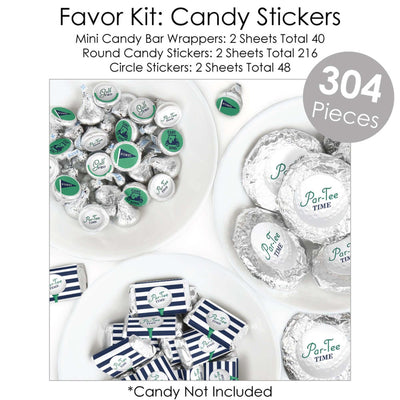 Par-Tee Time - Golf - Birthday or Retirement Party Supplies - Banner Decoration Kit - Fundle Bundle