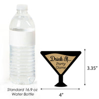 Drink If Game - Martini Glass - Fun Drinking Game Cards - 24 Count