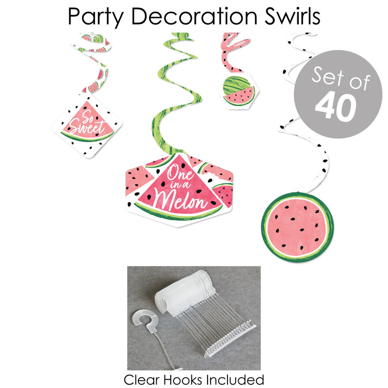 Sweet Watermelon - Fruit Party Supplies - Banner Decoration Kit - Fundle Bundle