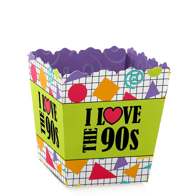 90's Throwback - Party Mini Favor Boxes - 1990s Party Treat Candy Boxes - Set of 12