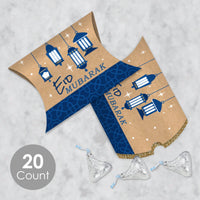 Ramadan - Favor Gift Boxes - Eid Mubarak Party Petite Pillow Boxes - Set of 20