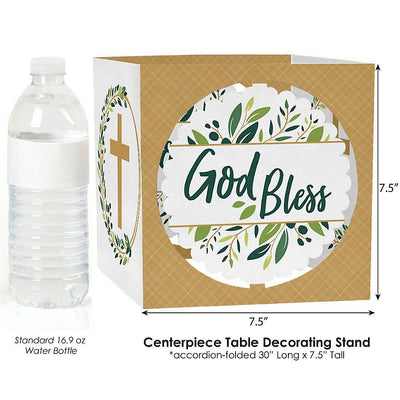 Elegant Cross - Religious Party Centerpiece and Table Decoration Kit