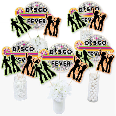 70's Disco - 1970s Disco Fever Party Centerpiece Sticks - Table Toppers - Set of 15