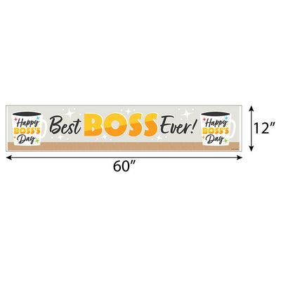 Happy Boss's Day - Best Boss Ever Decorations Party Banner