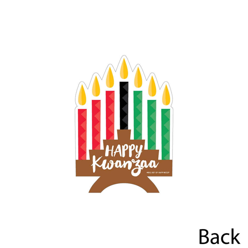 Happy Kwanzaa - Kinara Decorations DIY African Heritage Holiday Essentials - Set of 20