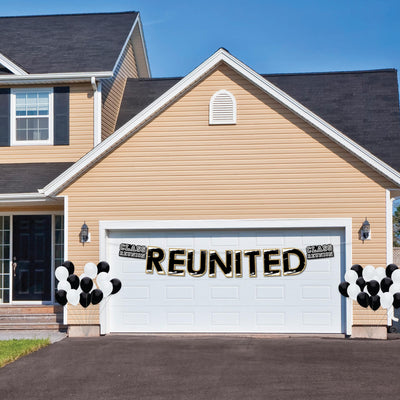 Reunited - Large School Class Reunion Party Decorations - Reunited - Outdoor Letter Banner