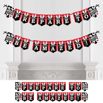 Ta-Da, Magic Show - Magical Party Bunting Banner - Party Decorations - Prepare to be Amazed