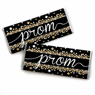 Prom - Candy Bar Wrapper Prom Night Party Favors - Set of 24