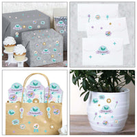 Let's Be Mermaids - Birthday Party Favor Kids Stickers - 16 Sheets - 256 Stickers