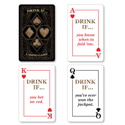 Las Vegas - Drink If Casino Party Game - Set of 24
