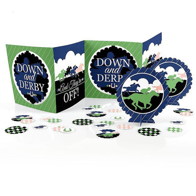 Kentucky Horse Derby - Horse Race Party Centerpiece & Table Decoration Kit