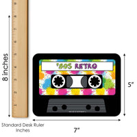 80's Retro - Bar Bingo Cards and Markers - Totally 1980s Party Bingo Game - Set of 18