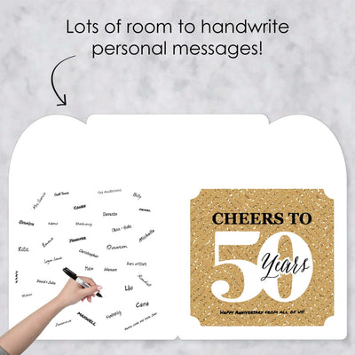 We Still Do - 50th Wedding Anniversary - Happy Anniversary Giant Greeting Card - Big Shaped Jumborific Card - 16.5 x 22 inches