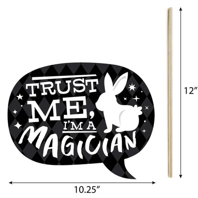 Ta-Da, Magic Show - Magical Birthday Party Photo Booth Props Kit - 20 Count