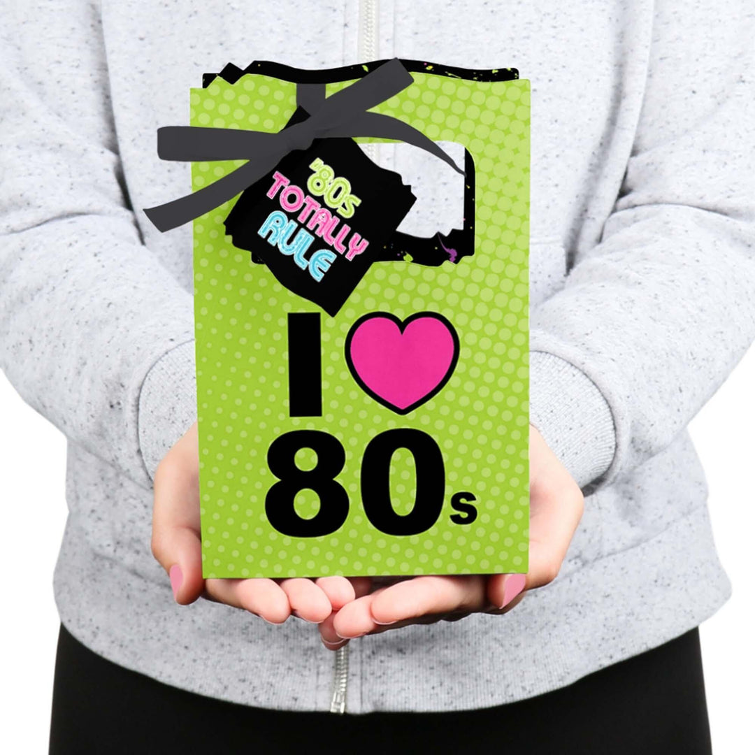 80's Retro - Totally 1980s Party Favor Boxes - Set of 12