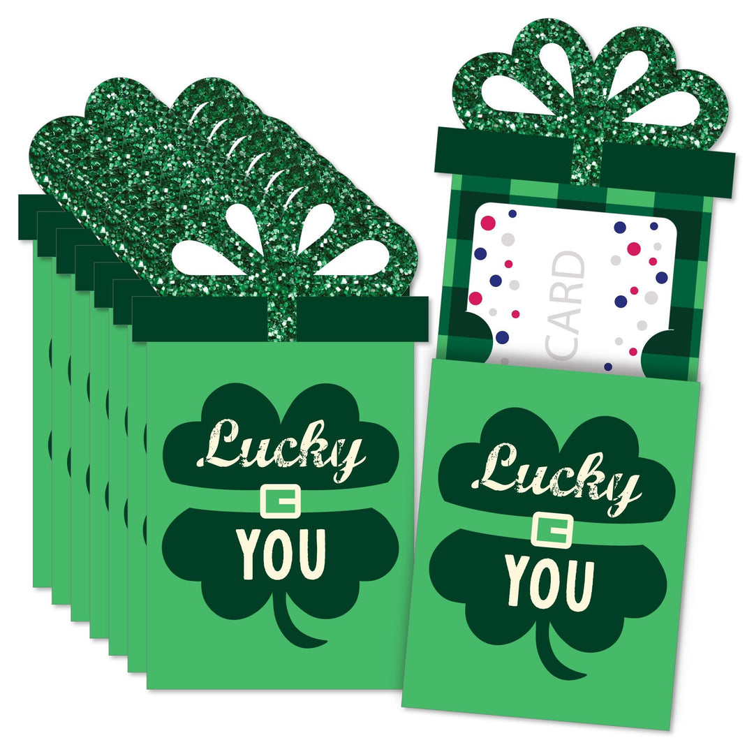 St. Patrick's Day - Saint Patty's Day Party Money and Gift Card Sleeves - Nifty Gifty Card Holders - Set of 8