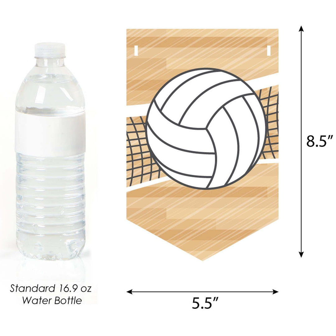 Bump, Set, Spike - Volleyball - Baby Shower or Birthday Party Bunting Banner - Party Decorations - Bump Set Spike Volleyball