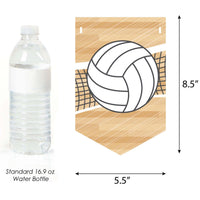 Bump, Set, Spike - Volleyball - Baby Shower or Birthday Party Bunting Banner - Party Decorations - Bump Set Spike Volleyball