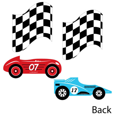 Let's Go Racing - Racecar - Decorations DIY Race Car Birthday Party or Baby Shower Essentials - Set of 20