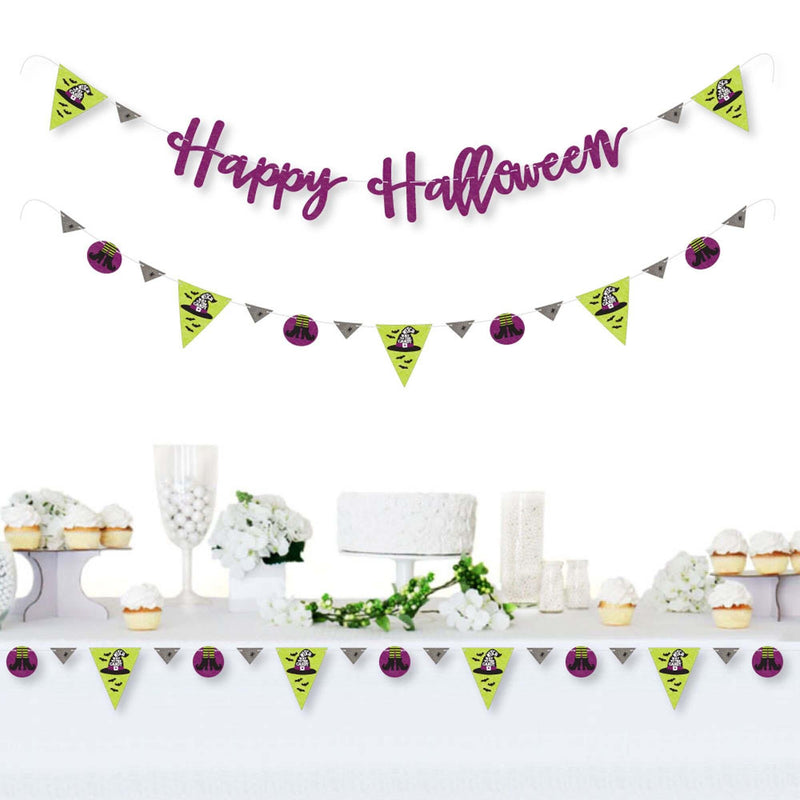 Happy Halloween - Birthday Party Letter Banner Decoration - 36 Banner Cutouts and Happy Birthday Banner Letters
