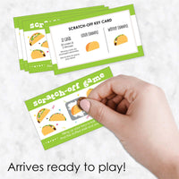 Taco 'Bout Fun - Mexican Fiesta Game Scratch Off Cards - 22 ct