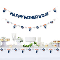 Happy Father's Day - We Love Dad Party Letter Banner Decoration - 36 Banner Cutouts and Happy Father's Day Banner Letters
