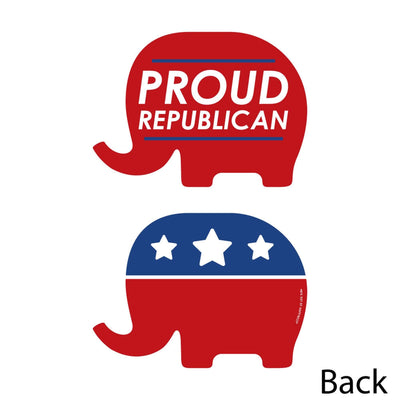 Republican Election - Elephant Decorations DIY Political Party Essentials - Set of 20
