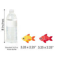 Let's Go Fishing - DIY Shaped Fish Themed Party or Birthday Party Cut-Outs - 24 ct