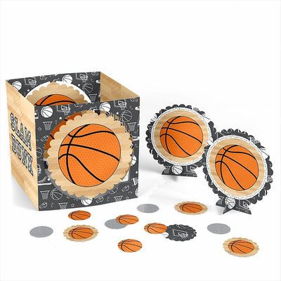 Nothin' But Net - Basketball - Baby Shower or Birthday Party Centerpiece and Table Decoration Kit