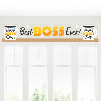 Happy Boss's Day - Best Boss Ever Decorations Party Banner